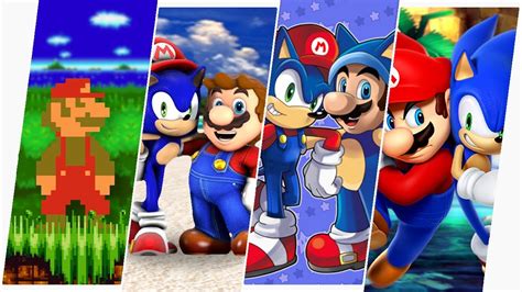 The Unofficial Evolution Of Super Mario In Sonic Games Youtube