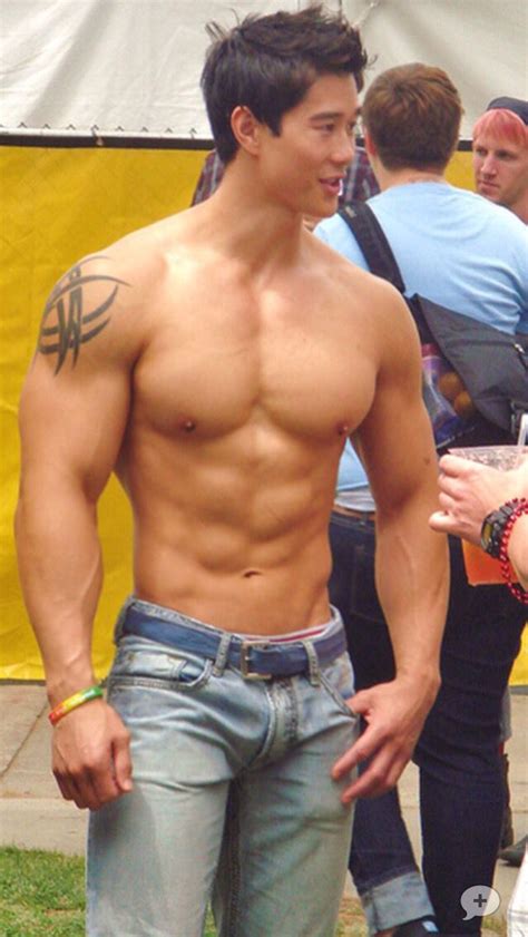 Jeans Shirtless Strong Manly Asian Men Pinterest