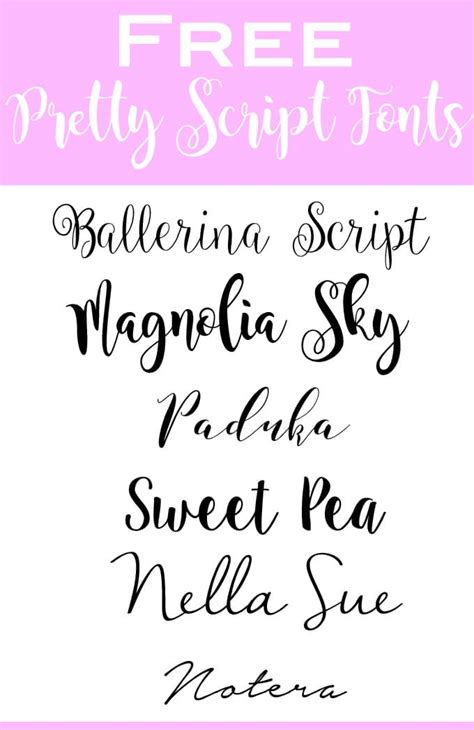 Download calligraphy fonts in various styles. DIY Table Place Cards With Pretty Handwriting | In My Own Style