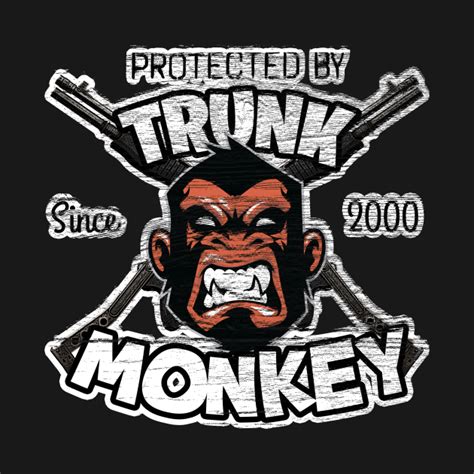 Trunk Monkey Wood Grain Distressed Trunk Monkey T Shirt Teepublic