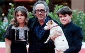 The rare appearance of Tim Burton's children (and dog) at the Rome Film ...