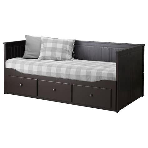 Hemnes Daybed Frame With 3 Drawers Black Brown Twin Ikea
