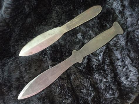 Antique Throwing Knives Set
