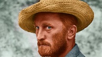 Kirk Douglas as Vincent Van Gogh in "Lust for Life", 1956 : r/Colorization
