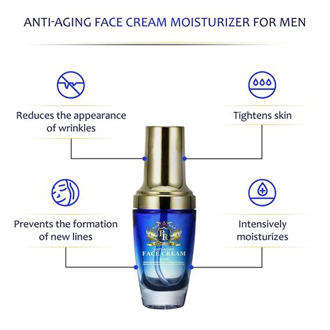 Anti Aging Anti Wrinkle Men Facial Moisturizer Firming Hydrating