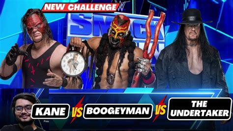 WWE BOOGEYMAN VS THE UNDERTAKER VS KANE FIGHT WWE 2K23