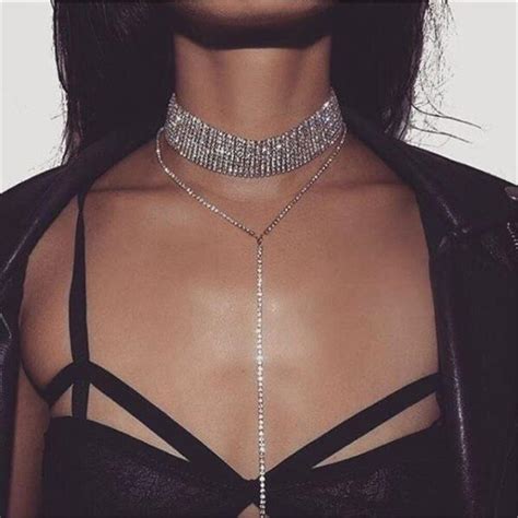 Buy Nightclub Super Sexy Choker Necklace Double Layer