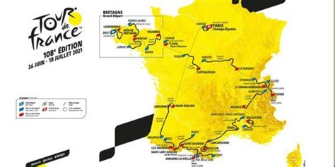 In france, 9 regions and 31 departments will be visited. Découvrez le parcours complet du Tour de France 2021