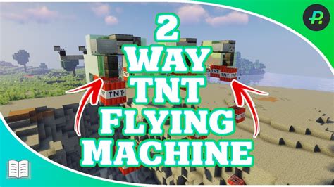 Two Way Tnt Flying Machine Tutorial Minecraft 120 Java Youtube