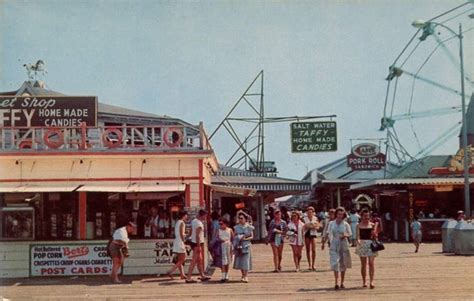 Great Picture Of The Seaside Heights Boardwalk From Early 60s