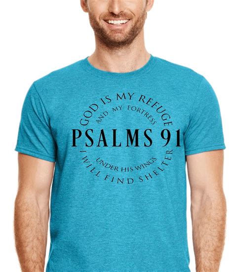 Psalms 91 T Shirt Unisex Psalm 91 Christian Unisex Etsy