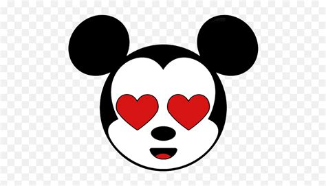 Disney Emojis Clip Art Galore Face Minnie Mouse Emoji Png Heart Eye