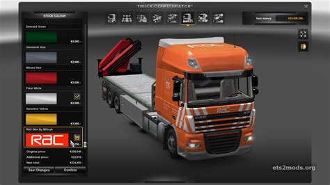 Euro Truck Simulator 2 1.8 2.5 Download - AirCartoonStudio: DAF RAC for Euro Truck Simulator 2 1.8.2.5 version