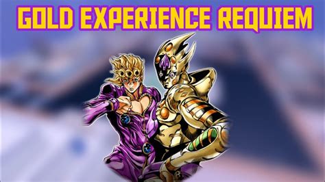 N The Jojo Game Gold Experience Requiem Reworked Voicelines Concept