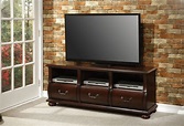 ACME Faysnow Dark Cherry TV Stand for Flat Screen TVs up to 55 ...