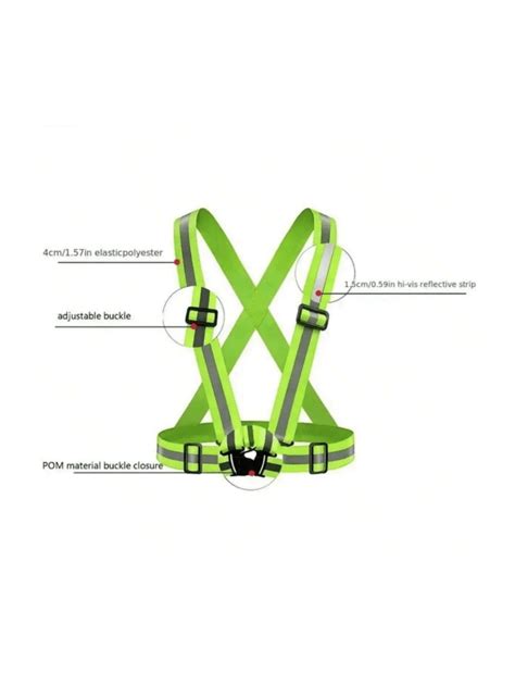 Stay Safe & Visible - High-Visibility Reflective Vest With Adjustable