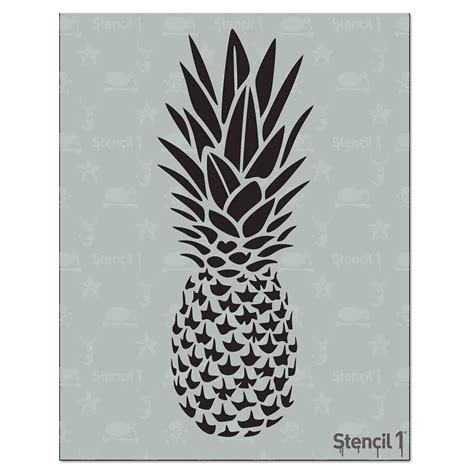 Pineapple Stencil 85″x11″ Stencil 1