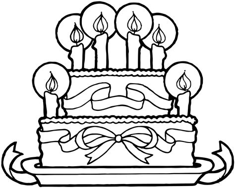 Happy 6th Birthday Coloring Book For Kids Birthday Coloring Pages