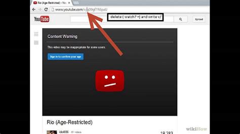 If you are wondering how to remove the age restriction on youtube, you cannot. How to watch age-restricted videos in youtube. - YouTube