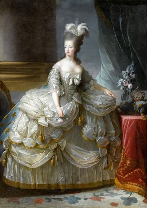 Marie Antoinette Reine De France Lisabeth Louise Vig E Le Brun