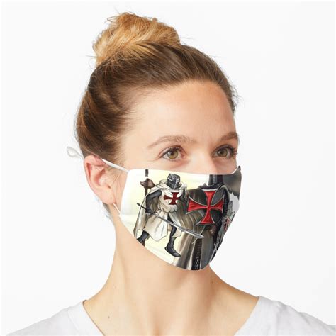 Knights Templar Stand Ready Mask For Sale By Hop2swing Redbubble