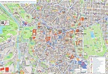 Madrid Tourist Map With Bus Routes - Ontheworldmap.com