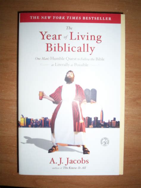 Door Stop Novels Nonfiction The Year Of Living Biblically By Aj Jacobs