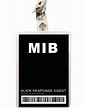 MIB Men In Black ID Badge Cosplay Costume Name Tag Prop | eBay