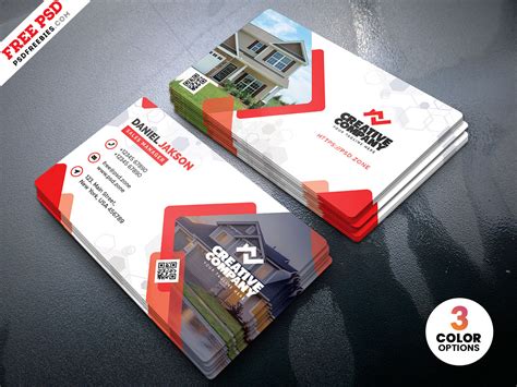 Real Estate Business Cards Templates Free