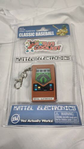 2016 Mattel Worlds Coolest Classic Baseball Keychain Game Ebay
