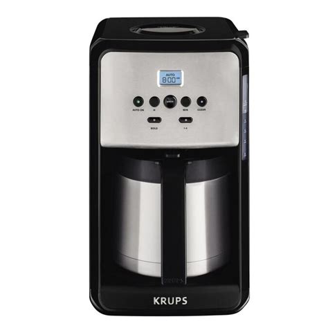 Krups 12 Cup Blackstainless Residential Drip Coffee Maker In The