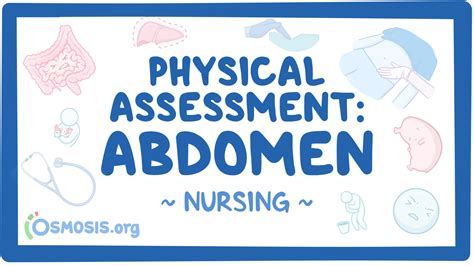 Physical Assessment Abdomen Nursing Osmosis Video Library