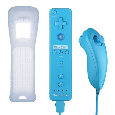 Wiimote Built In Motion Plus Inside Remote Nunchuck Controller For Wii