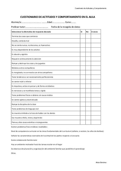 Actitudes Y Comportamiento En El Aula 2