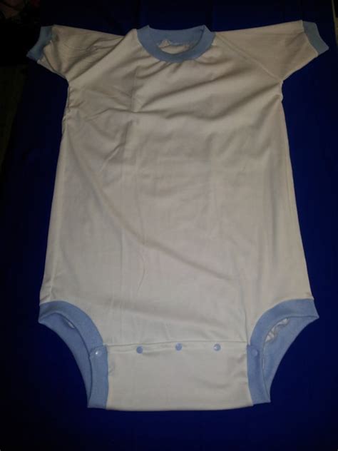 Adult Onesie White And Baby Blue Size 42 Inches By Nevergrownup