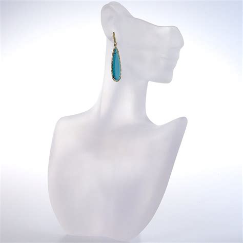 Amazing Persian Turquoise Diamond Gold Drop Earrings At 1stDibs