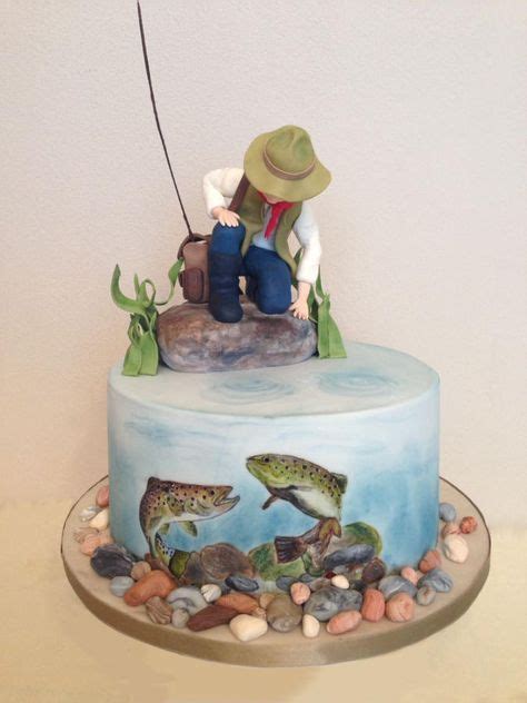 These birthday cake recipe are all homemade birthday cakes so you can learn how to make cakes for men, women, girls, and boys. Fishing cake by tomima (With images) | Fish cake birthday ...