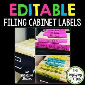 Fill prescription label template, edit online. Editable Filing Cabinet Labels/Strips | Filing cabinet ...