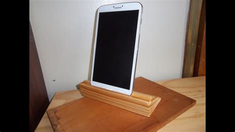 Making A Simple Wooden Tabletipad Stand Youtube