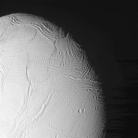 Poseidhn The Spacecraft Cassini Captured Some Raw Images Of The Icy Saturn Moon Enceladus From Jus