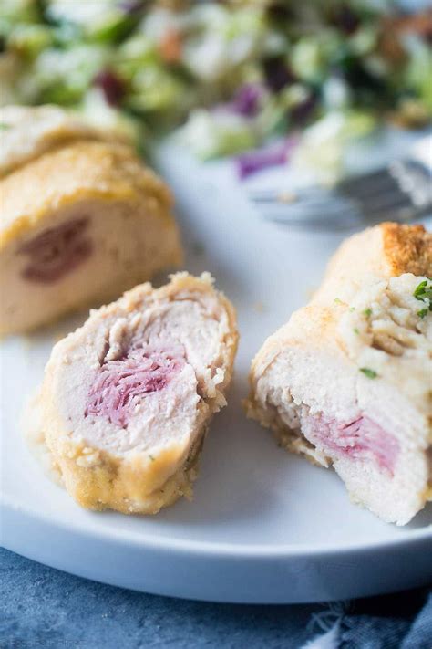 If you love casseroles, make sure to check out my. Healthy Baked Chicken Cordon Bleu with Cauliflower Alfredo