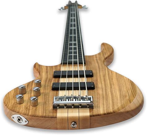 Buy Left Handed Fretless 5 String Electric Bass Guitar Okoume Body