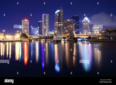 The Skyline Of Downtown Tampa Florida Stock Photo Alamy