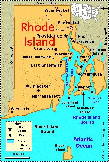 Rhode Island Capital Map Share Map