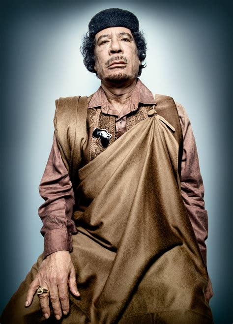 The Craziest Guy In The Room A Portrait Of Gaddafi By Platon Time