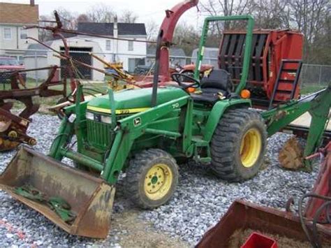 832 John Deere 790 4x4 Compact Tractor Loader Backhoe