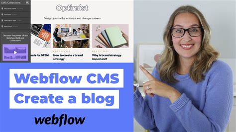 Webflow Cms For Blogs And Portfolios Step By Step Guide Youtube