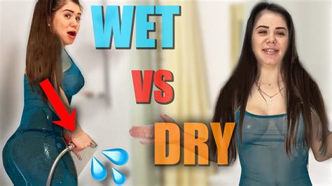 Wet Vs Dry Outfit Try On Haul Josephine Stali Wet Outfit Try On Haul