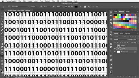 How To Apply A Matrix Number Grid Effect To Images In Photoshop