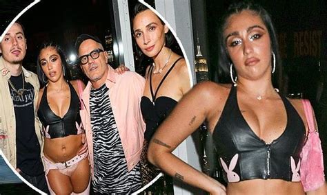 Lourdes Leon Looks Kinky In Bralette And Chaps At Madonna S NYC Show